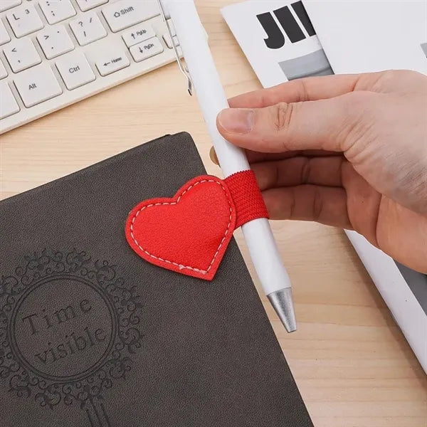 Self Adhesive Leather Pen Loop Holder for Notebooks