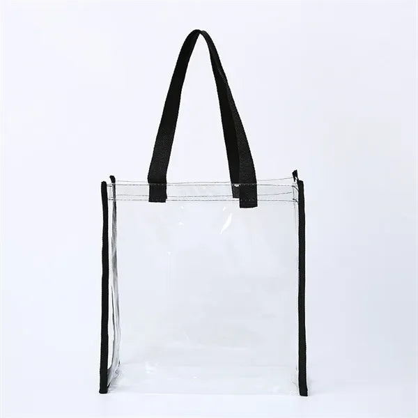 Clear PVC Stadium Tote Bag