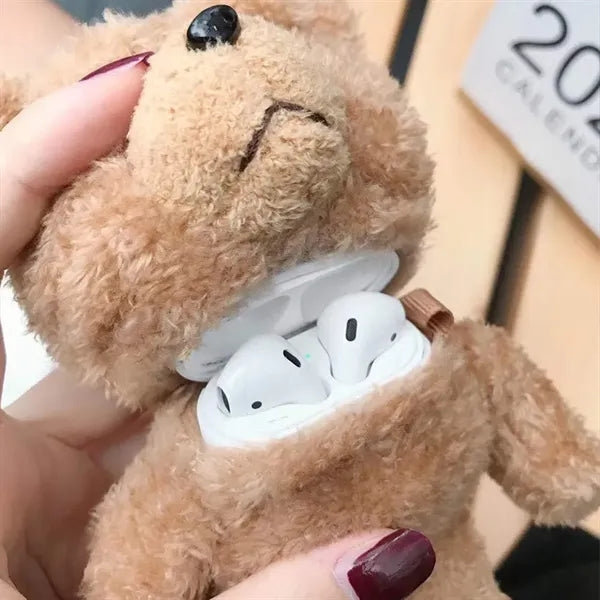 Teddy Bear Airpods Case