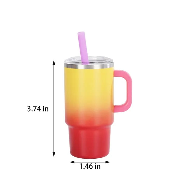4 OZ Stainless Steel Double-layer Mini Car Bottle