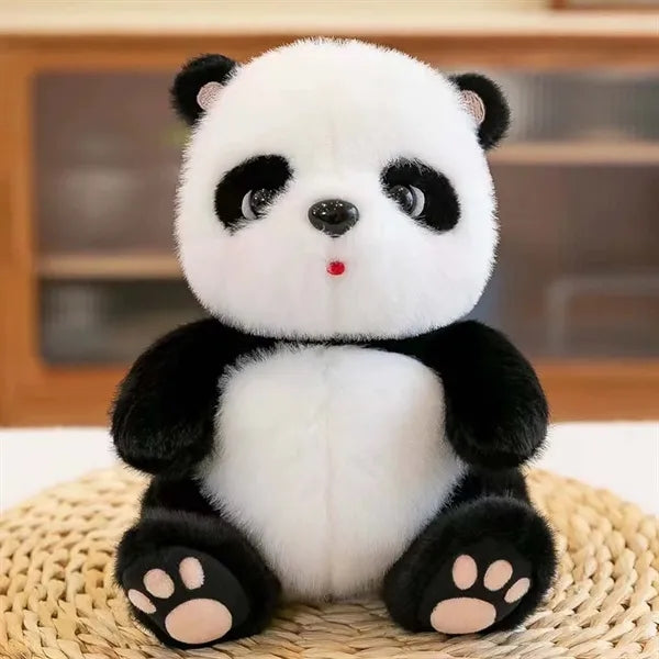 A 9-inch Plush Toy Of A Realistic Panda