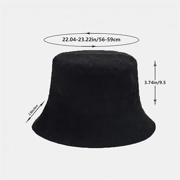 Warm And Stylish Corduroy Fisherman Hat