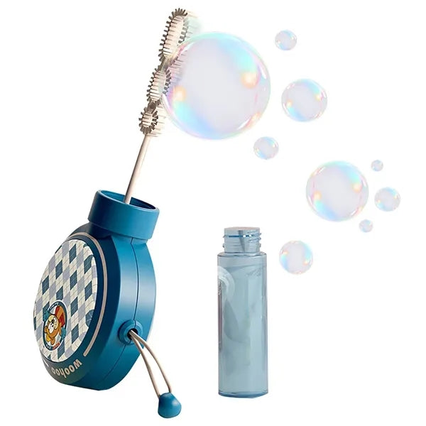 Kids Wave Drum Toy Includes Bubble Solution