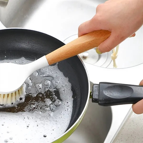 Long Handle Beech Wood Pot Brush