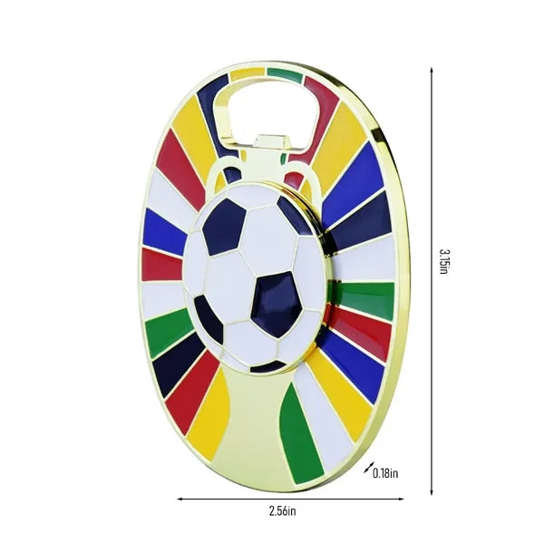 Metal Football Bottle Opener