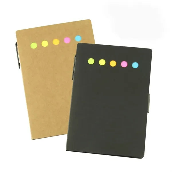 Eco Sticky Note Book With Ballpoint Pen Set