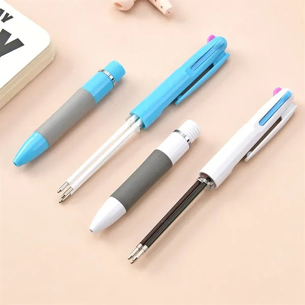 3-Color Ballpoint Pen With Smooth Ink Flow