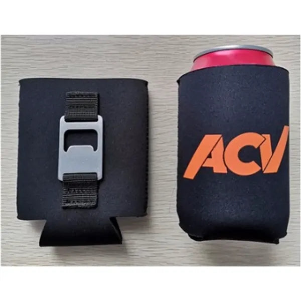 12oz Neoprene Can Cooler Sleeve with Bottle Opener