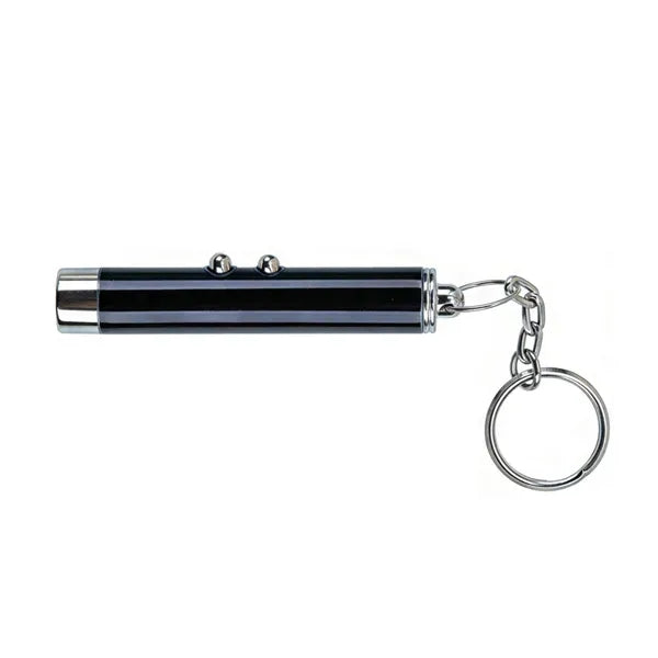 Laser Pointer & LED Flashlight Keychain