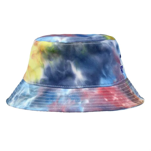 Tie Dye Twill Head Cover Cotton Bucket Hat