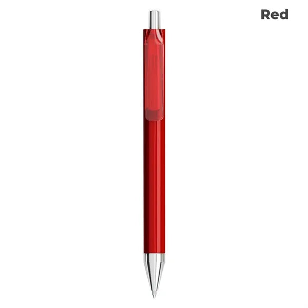 Wide-Clip Retractable Click Gel Pen