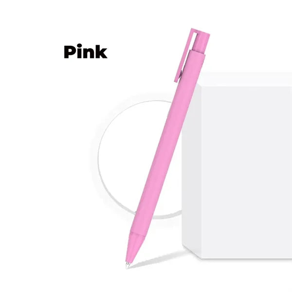 Weighted Matte Soft-Touch Click Gel Pen