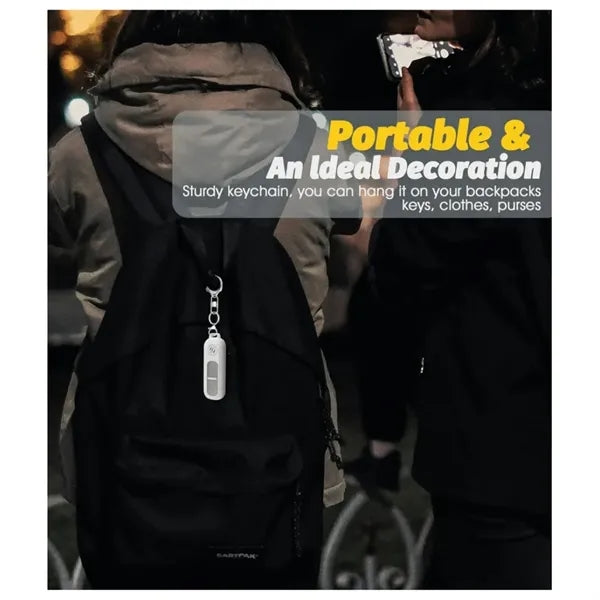 Personal Safety Alarm with Strobe Lights
