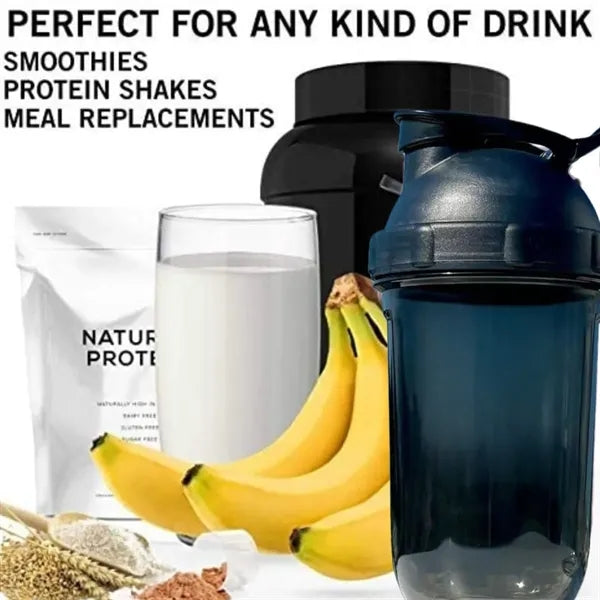 17oz Protein Shaker Bottle With Handle