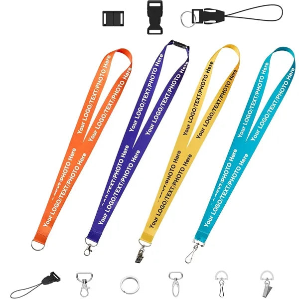 Neck Lanyard with Text/Logo/Photo/Name/Message