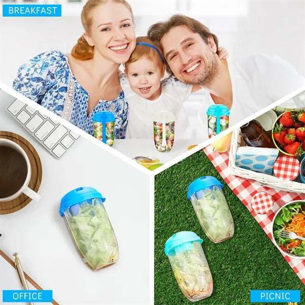 35Oz Salad Shaker Cup Container