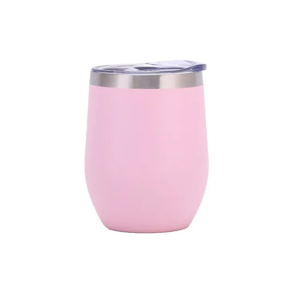 12oz Stainless Steel Insulated Coffee Mug With Lid Handle