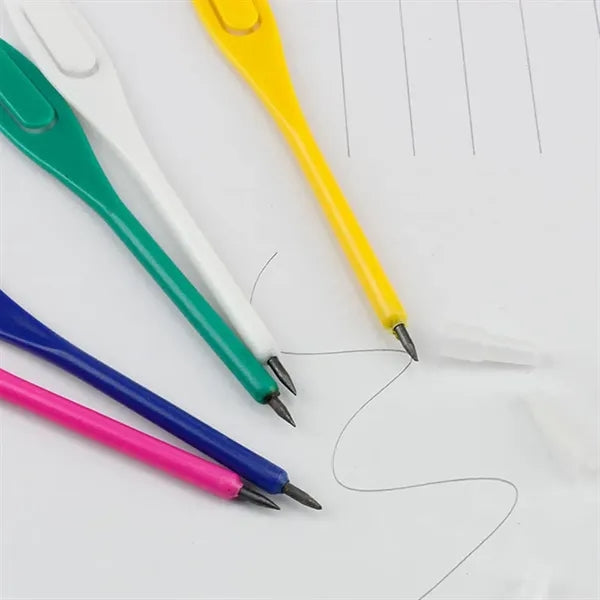 Square Handle Plastic Golf Pencils Clips with Cover