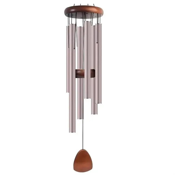 26" Aluminium Tubes Wooden Wind Chimes