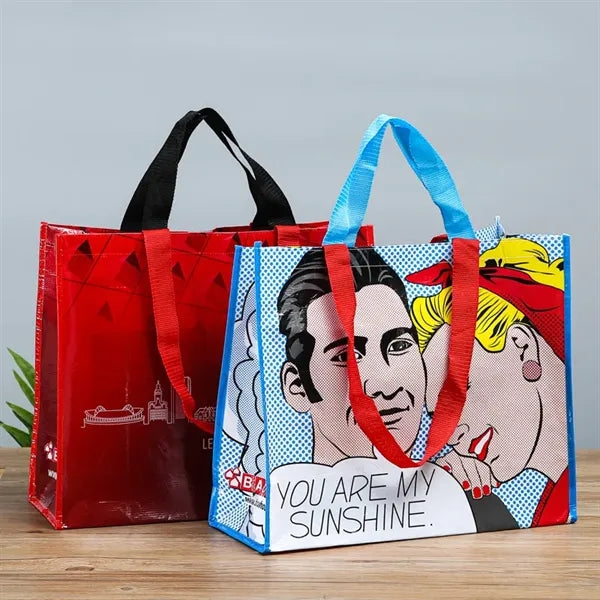 Laminated Grocery Tote Bag