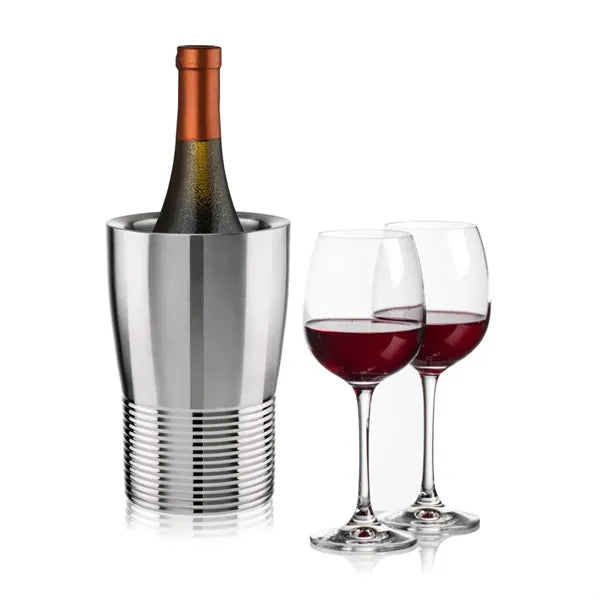 Genoa Wine Cooler & Danforth Wine Set