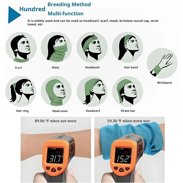 Cooling Towel Wrist Sweatbands Sport Wrist Bands