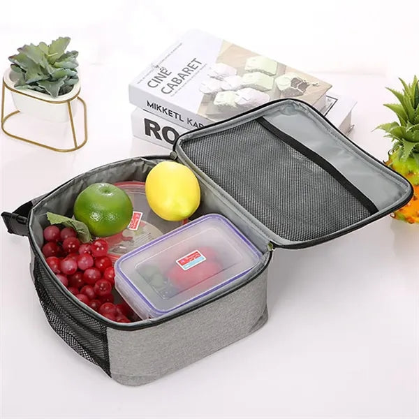 Outdoor Insulated Thermal Lunch Bag Box with Handle