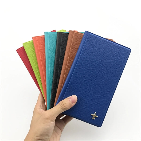 PU Passport Holder ID Card Case