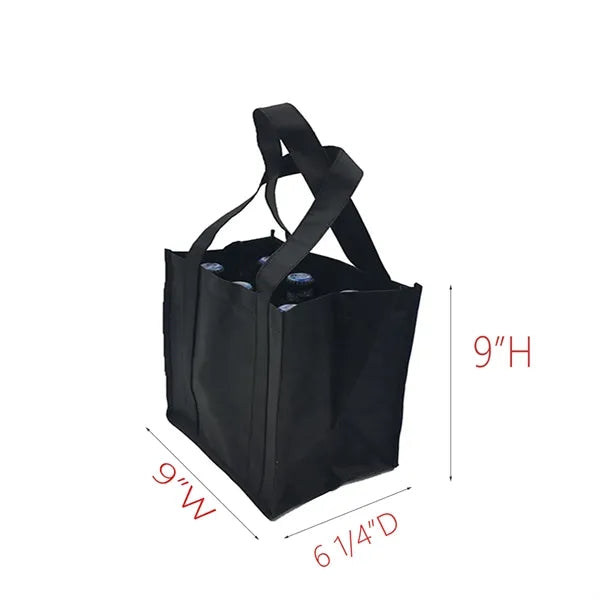 6 Bottle Wine Carrier Tote Bag