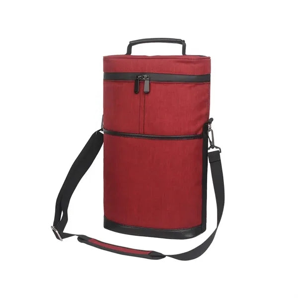 2 Bottle Insulated Portable Oxford Wine Bag