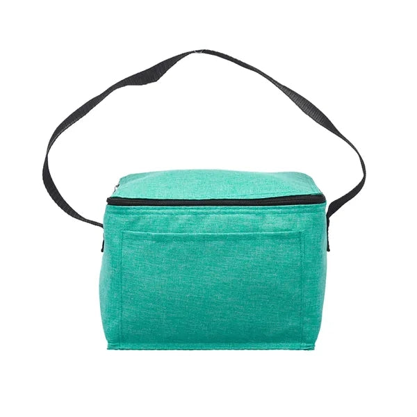 Heathered Fabric 6-Pack Insulated Lunch Tote