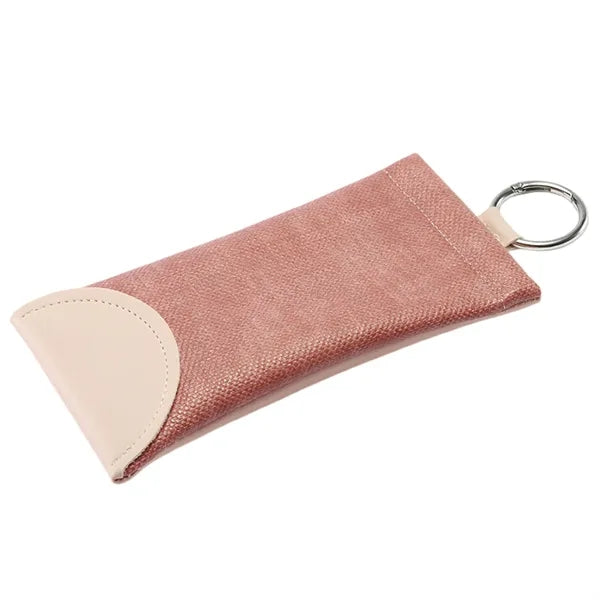 Compact Sunglasses Case with Keychain for Easy Carrying