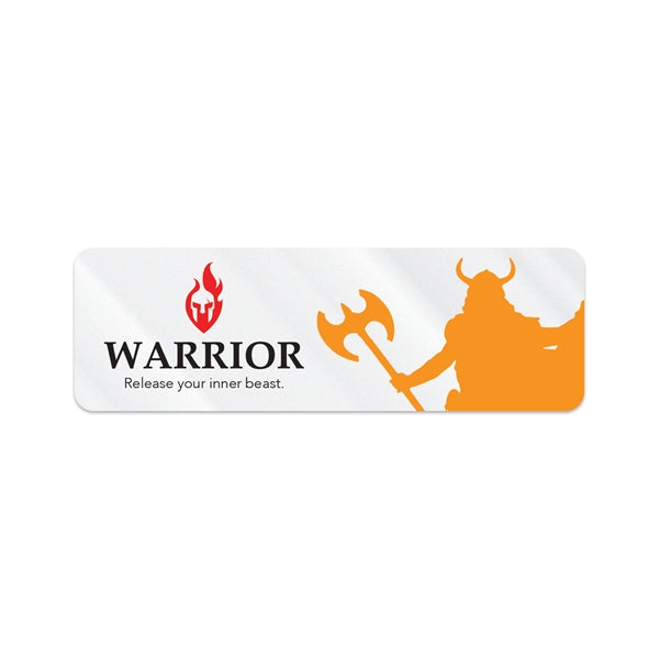 Rectangle Sticker w/ Round Corners (1 7/8"x5 7/8") Screen