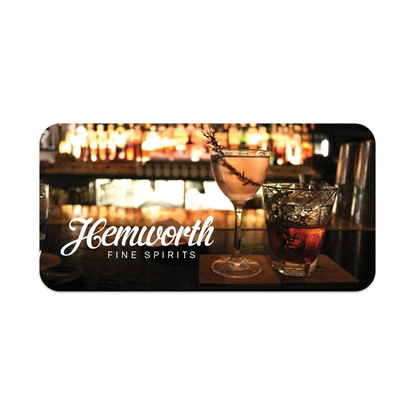Rectangle Sticker w/ Round Corners (1"x2") Digital