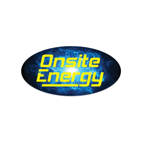 Oval Sticker (1"x2") Digital
