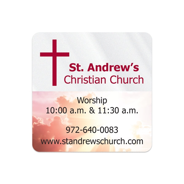 Square Sticker w/ Round Corners (2"x2") Digital