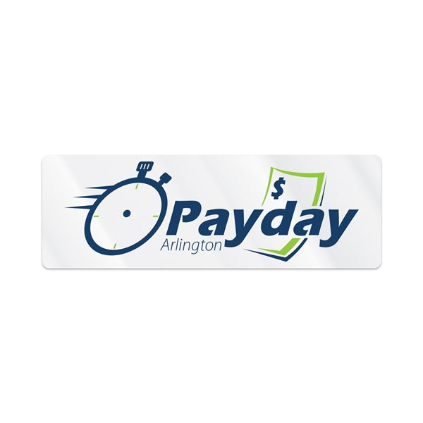 Rectangle Sticker w/ Round Corners (2"x6") Screen