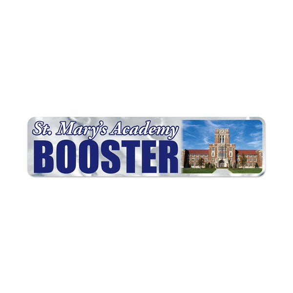 Rectangle Sticker w/ Round Corners (1"x4") Digital
