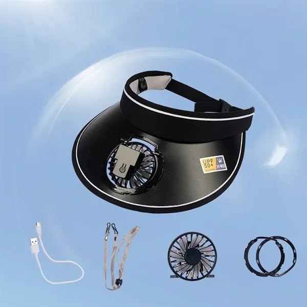 Summer USB Charging Fan Cap Sun Protection Hat