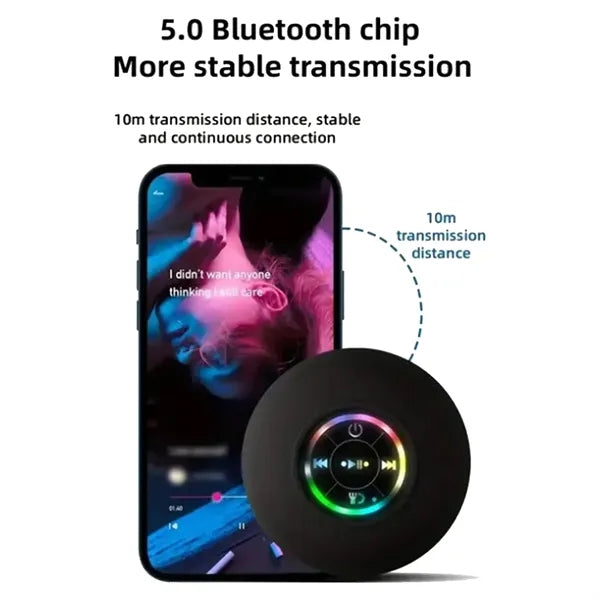 Bluetooth Speaker Waterproof With LED Light