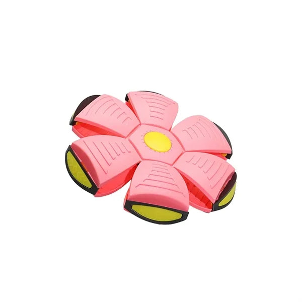 Glowing Transforming Flying Disc Interactive Toy