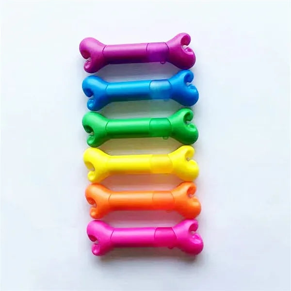 Vibrant Bone-Shaped Highlighter Pen