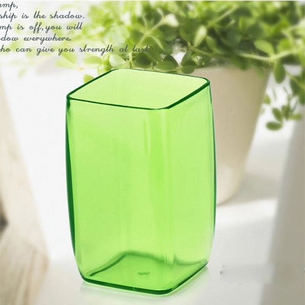 Square Plastic Crystal Water Bottle