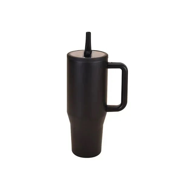 40 oz Stainless Steel Vacuum Insulated W/Handle & Straw