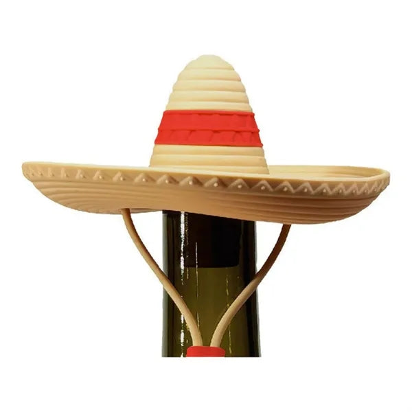 Silicone Sombrero Wine Stopper