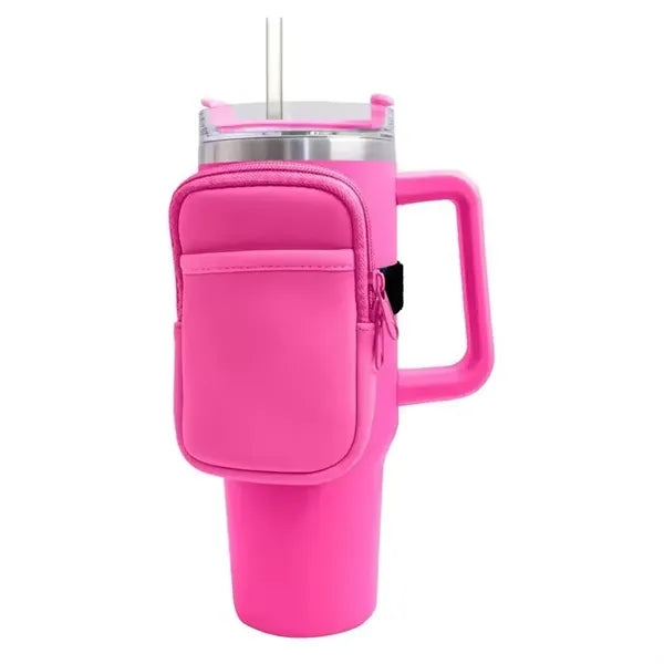 Water Bottle Zipper Pouch for 40 Oz. Tumbler
