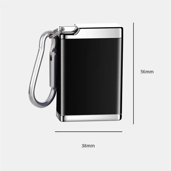 Metal Portable Ashtray with Keychain