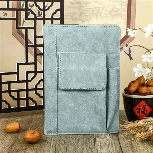 A5 Notebook w/Phone Pocket Multi-Pocket