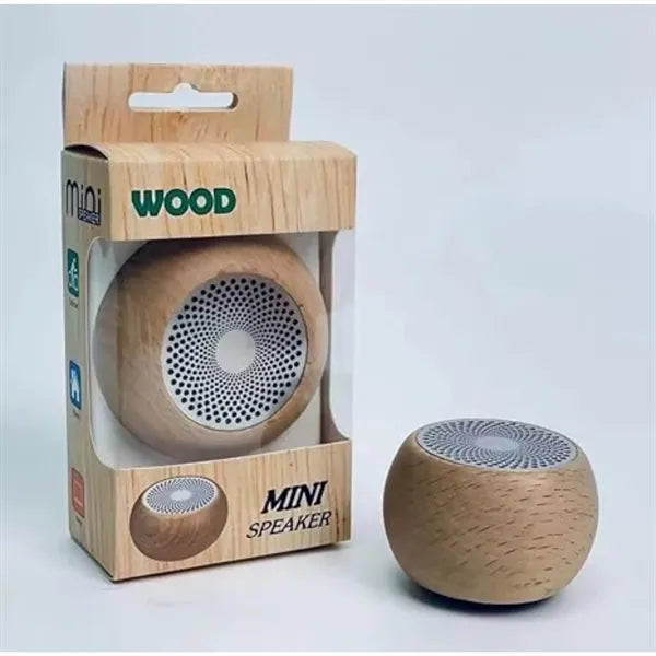 MOQ Solid Wood Wireless Subwoofer Mini Wooden Speaker