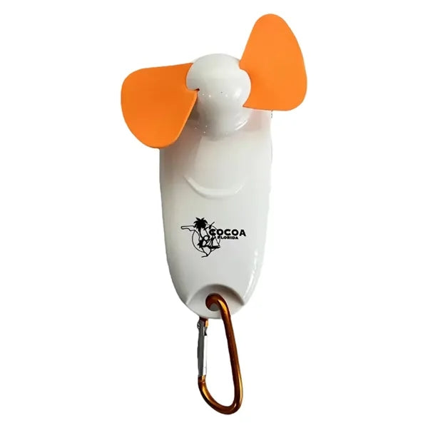 Mini Fan with Carabiner Clip